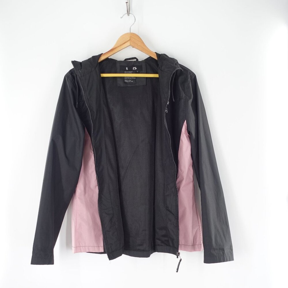 Hooded Full Zip Water Resistant Lined Jacket Size Large Yellowstone Park